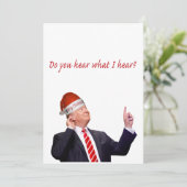 トランプのクリスマス:私が聞いたことを聞くか? シーズンカード (スタンド正面)