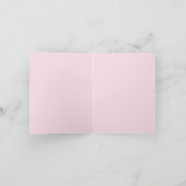 トランプのグリーティングカードに反対する女性 カード (内部)