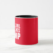 トランプのコーヒーマグが大好きな女の子 マグカップ (中央)