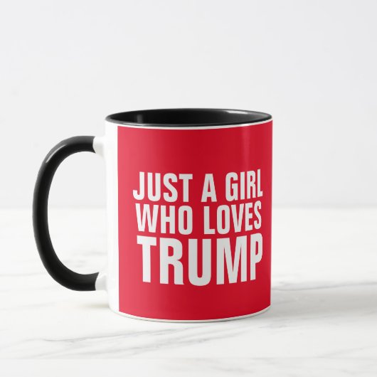 トランプのコーヒーマグが大好きな女の子 マグカップ (左)