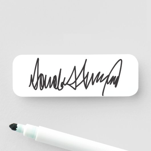 トランプのサイン 名札 (インサイチュ)