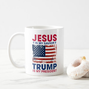 トランプのサポートを誇らしげに表示 コーヒーマグカップ
