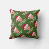 トランプのサンタハット – 再びクリスマス素晴らしを作るおもしろい クッション (裏面)
