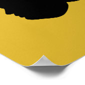 トランプのシルエット ポスター (角)