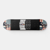 トランプのスケートボードを彼にロック スケートボード (横)