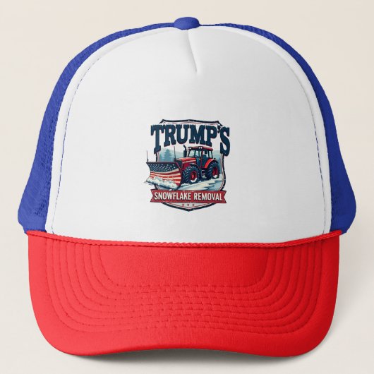 トランプのスノーフレークレムバルサービスの就任式の日 キャップ (正面)
