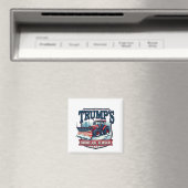 トランプのスノーフレークレムバルサービスの就任式の日 マグネット (インサイチュ (食洗機))