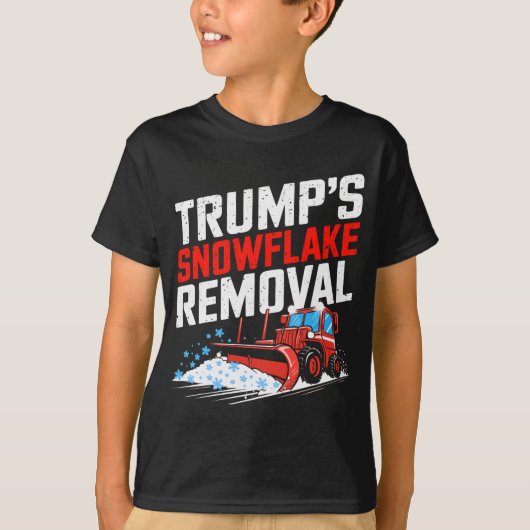 トランプのスノーフレーク除去はっきりした保守的な状態 Tシャツ (正面)