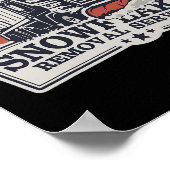 トランプのスノーフレーク除去サービスおもしろいトランプ ポスター (角)