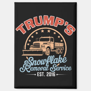 トランプのスノーフレーク除去サービス トランプ2024 マグネット
