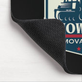 トランプのスノーフレークRmovalサービスおもしろいドナルド・トル マウスパッド (コーナー)