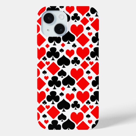 トランプのスート柄 Case-Mate iPhoneケース (裏面)