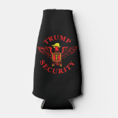 トランプのセキュリティ ボトルクーラー (正面)