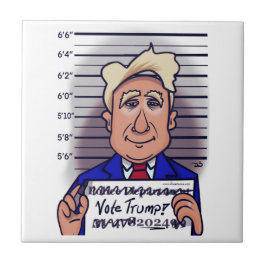 トランプのセラミックタイルを投票 タイル