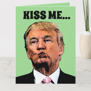トランプのセントパトリックデーのキッス ビッググリーティングカード カード