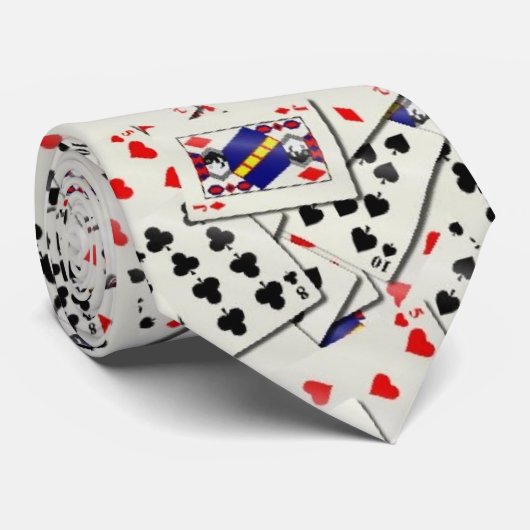 トランプのタイ ネクタイ (ロール)