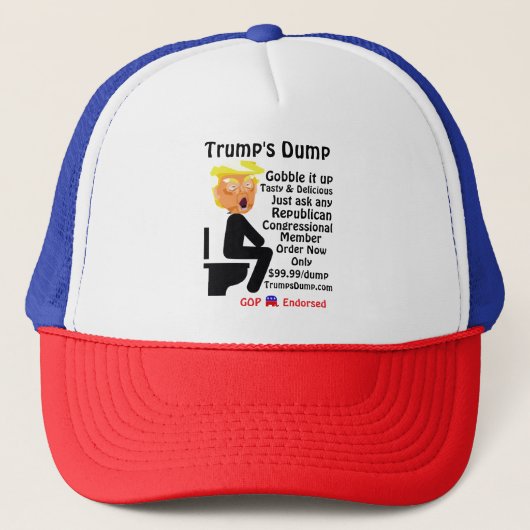 トランプのダンプトラック帽 キャップ (正面)