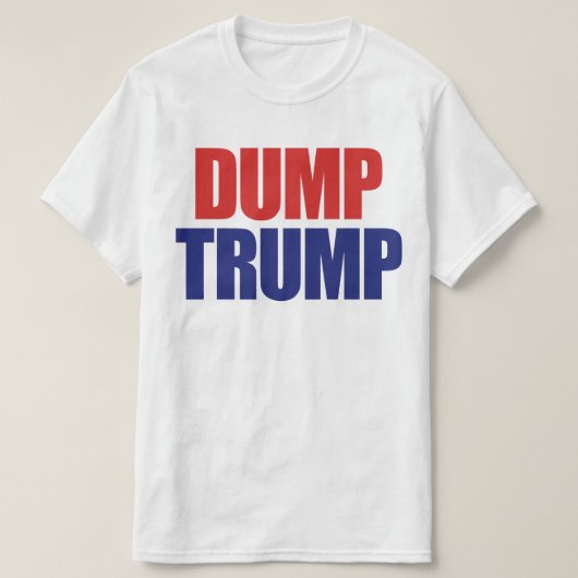 トランプのダンプ – トランプ大統領 Tシャツ (デザイン正面)