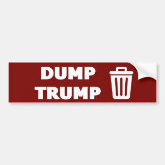 トランプのダンプ バンパーステッカー
