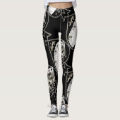 トランプのトランプのポーカーのヨガによってはランニングが喘ぎます レギンス (正面)