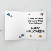 トランプのハロウィーンカード – より怖いものがある カード (内部)