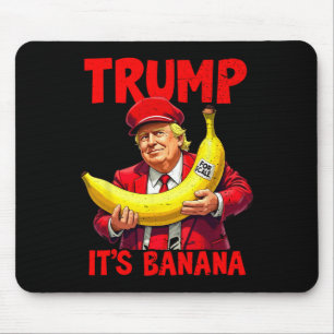 トランプのバナナ(スケール)おもしろいミーム1 マウスパッド