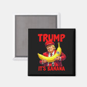 トランプのバナナ(スケール)おもしろいミーム1 マグネット (正面/裏面)