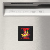 トランプのバナナ(スケール)おもしろいミーム1 マグネット (インサイチュ (食洗機))