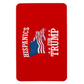 トランプのヒスパニック マグネット (縦)