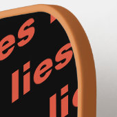 トランプのピクルボールパドル ピックルボールラケット (左詳細)