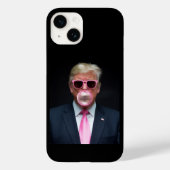 トランプのピンクバブルガム社長47 USA Case-Mate iPhoneケース (裏面)