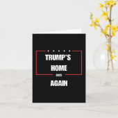 トランプのホーム再び2025 カード (黄色い花)