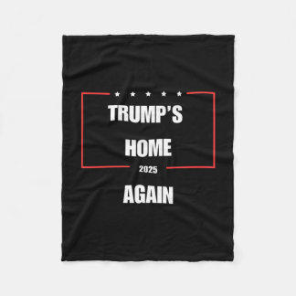 トランプのホーム再び2025 フリースブランケット