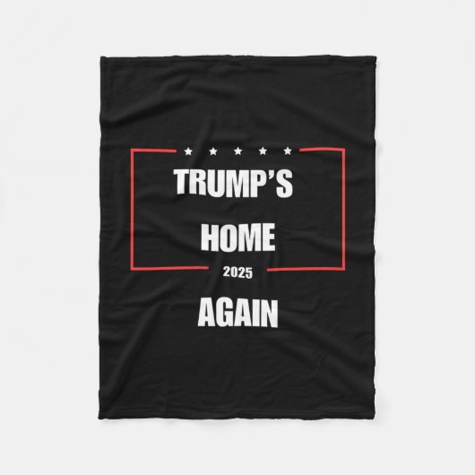 トランプのホーム再び2025 フリースブランケット (正面)