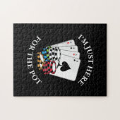 トランプのポーカーが来たばかりだからポットだ ジグソーパズル (横)