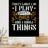 トランプのポーカーそれが私の遊こと ポスター (キッチン)