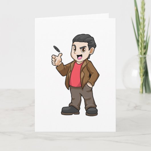 トランプのポーカーと友だち カード (正面)