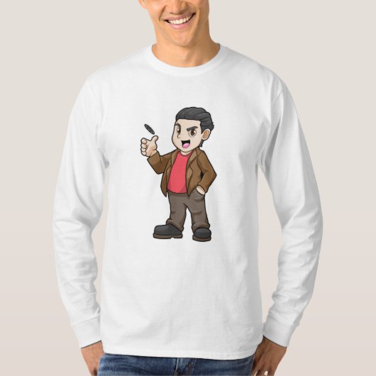 トランプのポーカーと友だち Tシャツ (正面)