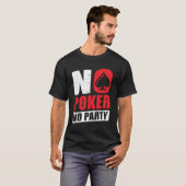 トランプのポーカーなしパーティー Tシャツ (正面フル)