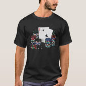 トランプのポーカーのイメージのTシャツ Tシャツ (正面)