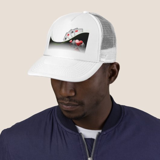 トランプのポーカーのカードおよびカジノの記号 キャップ (インサイチュ)