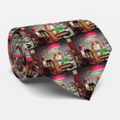 トランプのポーカーのタイを遊んでいる犬 ネクタイ (ロール)