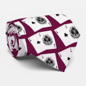 トランプのポーカーのタイ ネクタイ (ロール)