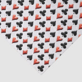 トランプのポーカーのテーマのトランプのティッシュペーパー 薄葉紙 (詳細)