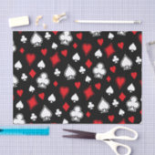 トランプのポーカーのトランプ 薄葉紙 (クラフト)