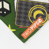 トランプのポーカーのプリント フリースブランケット (角)