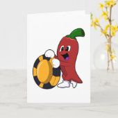 トランプのポーカーのペッパーとトランプのポーカー カード (黄色い花)