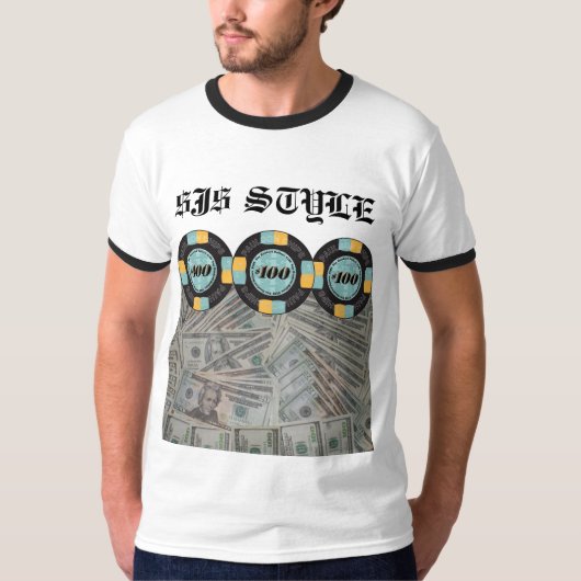 トランプのポーカーのワイシャツ Tシャツ (正面)