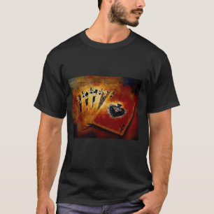 トランプのポーカーのワイシャツ Tシャツ
