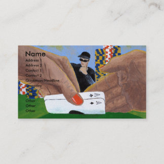 トランプのポーカーの名刺のすべて 名刺